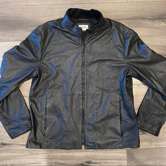Armani Collezioni Leather Jacket